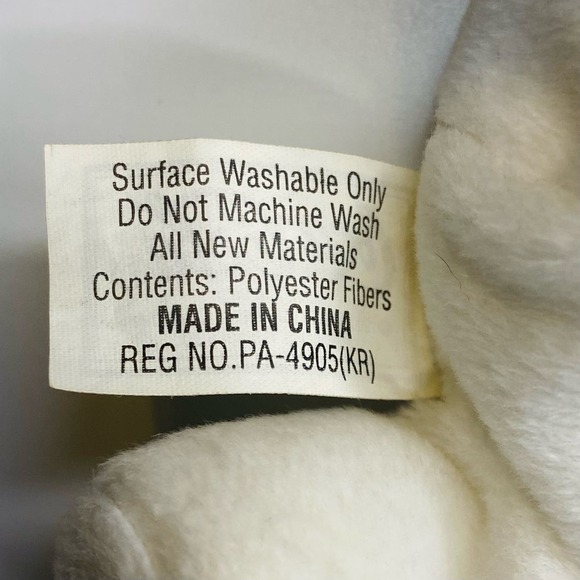 1997 Collectible Coca Cola Polar Bear Bean Bag Plush Beanie Baby #0111 - Picture 10 of 11